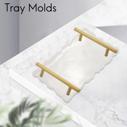 2 Pack Silicone Resin Tray Molds,Molds For Resin