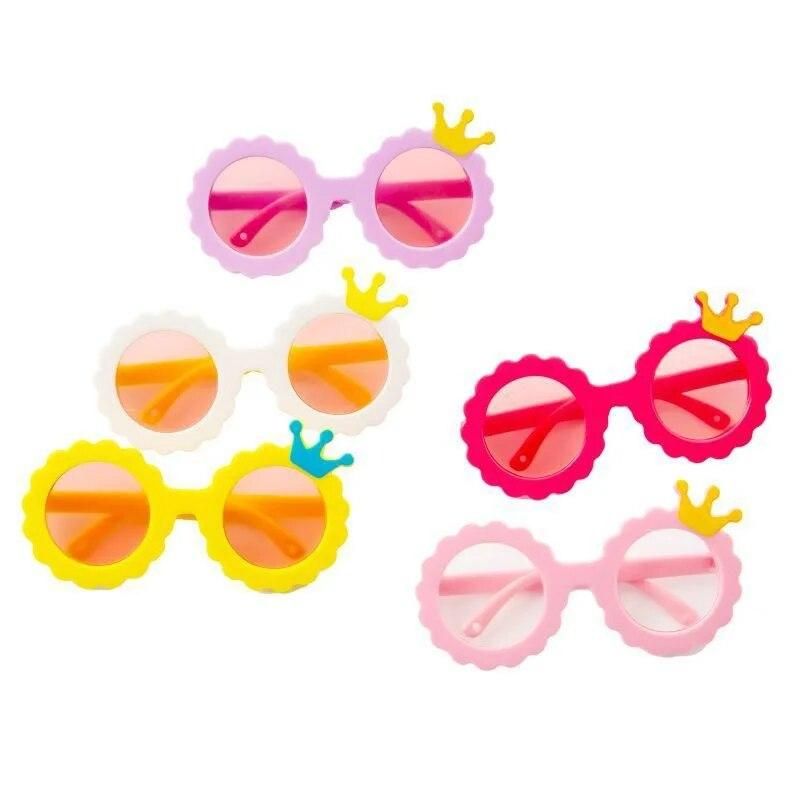 50PC/Lot Crown Dog Sunglasses Pet Cat Sunglasses Small Dogs Eye-wear Glasses Accessories Pet Photos Props