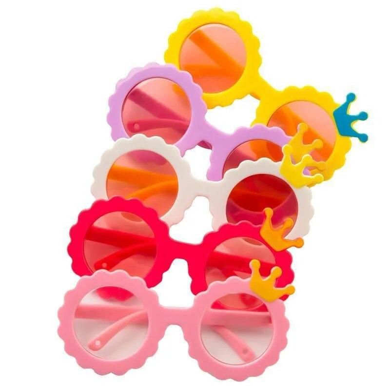 50PC/Lot Crown Dog Sunglasses Pet Cat Sunglasses Small Dogs Eye-wear Glasses Accessories Pet Photos Props