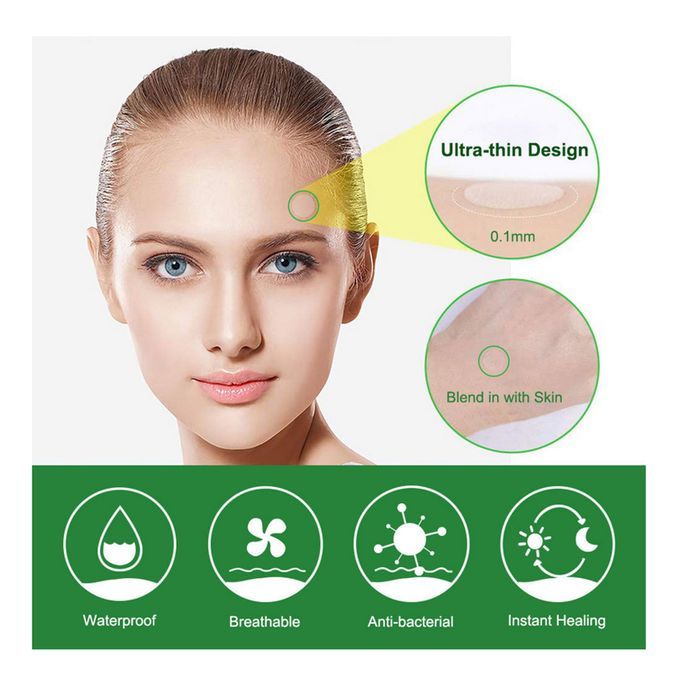 24 Patches Acne Pimple Patch Invisible Acne Removal