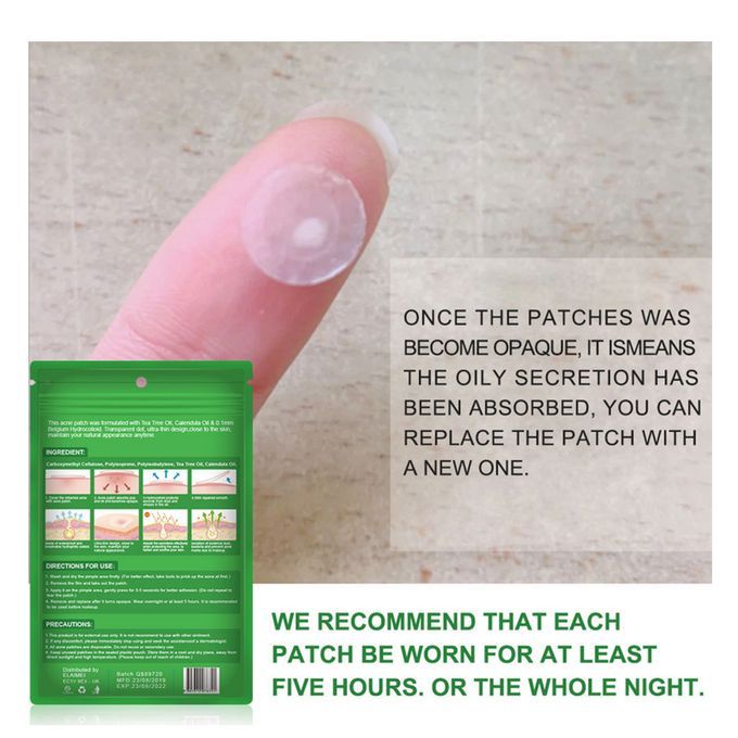 24 Patches Acne Pimple Patch Invisible Acne Removal