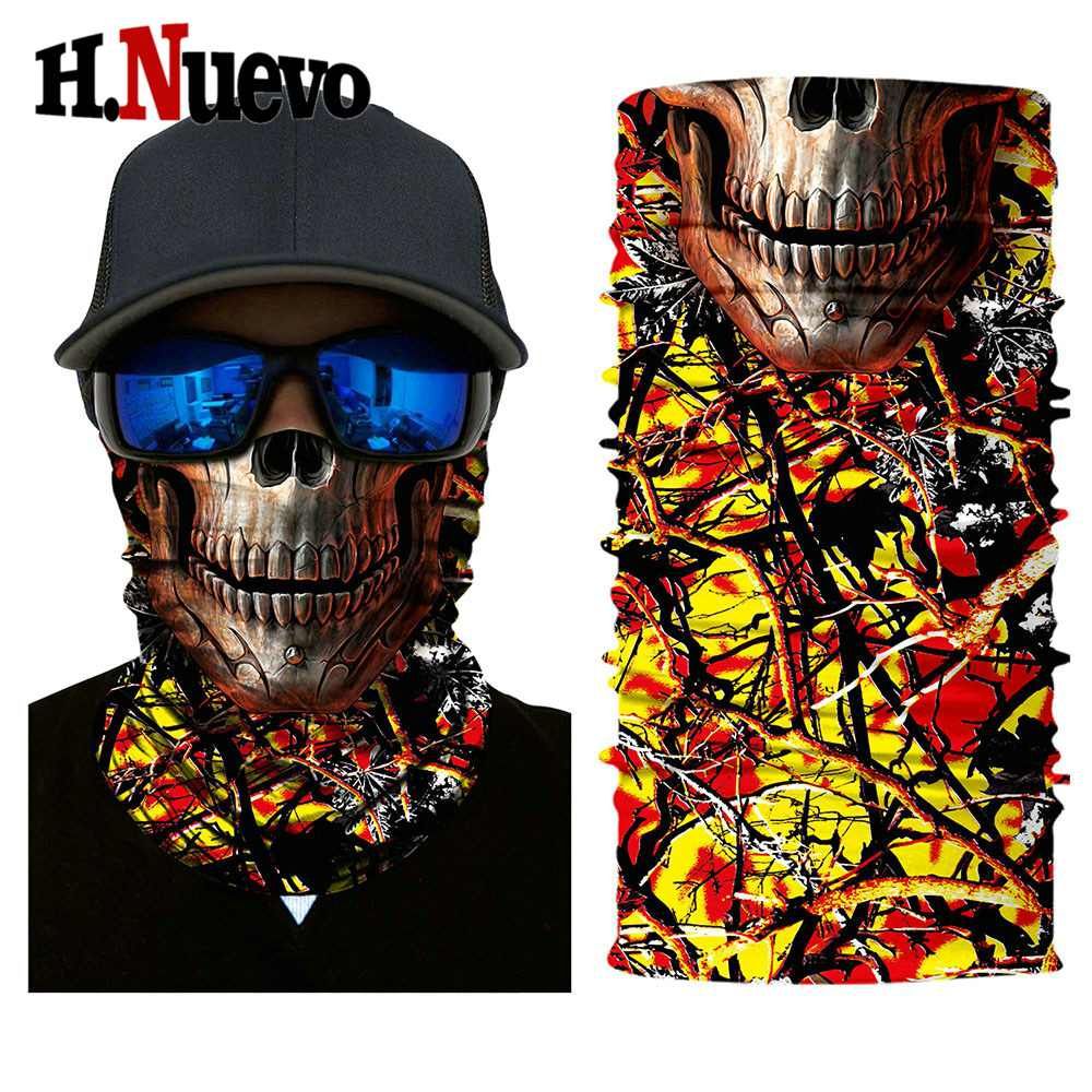 Man Women Durag Motor Skull Balaclava Face Bandana Foulard