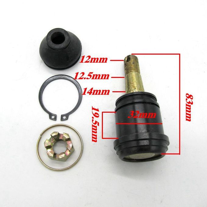 12mm Round Tie Rod End For 50cc 70cc 90cc 110cc 125cc 150cc 200cc