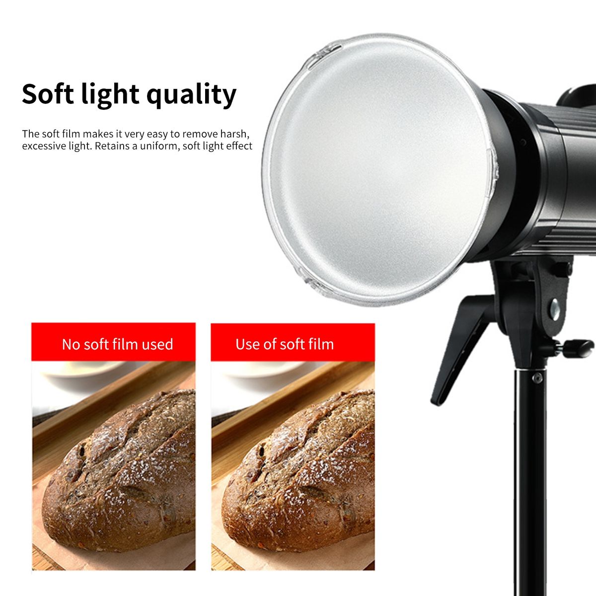 Flash Diffuser Camera Reflector Diffuser Lighting Cover White