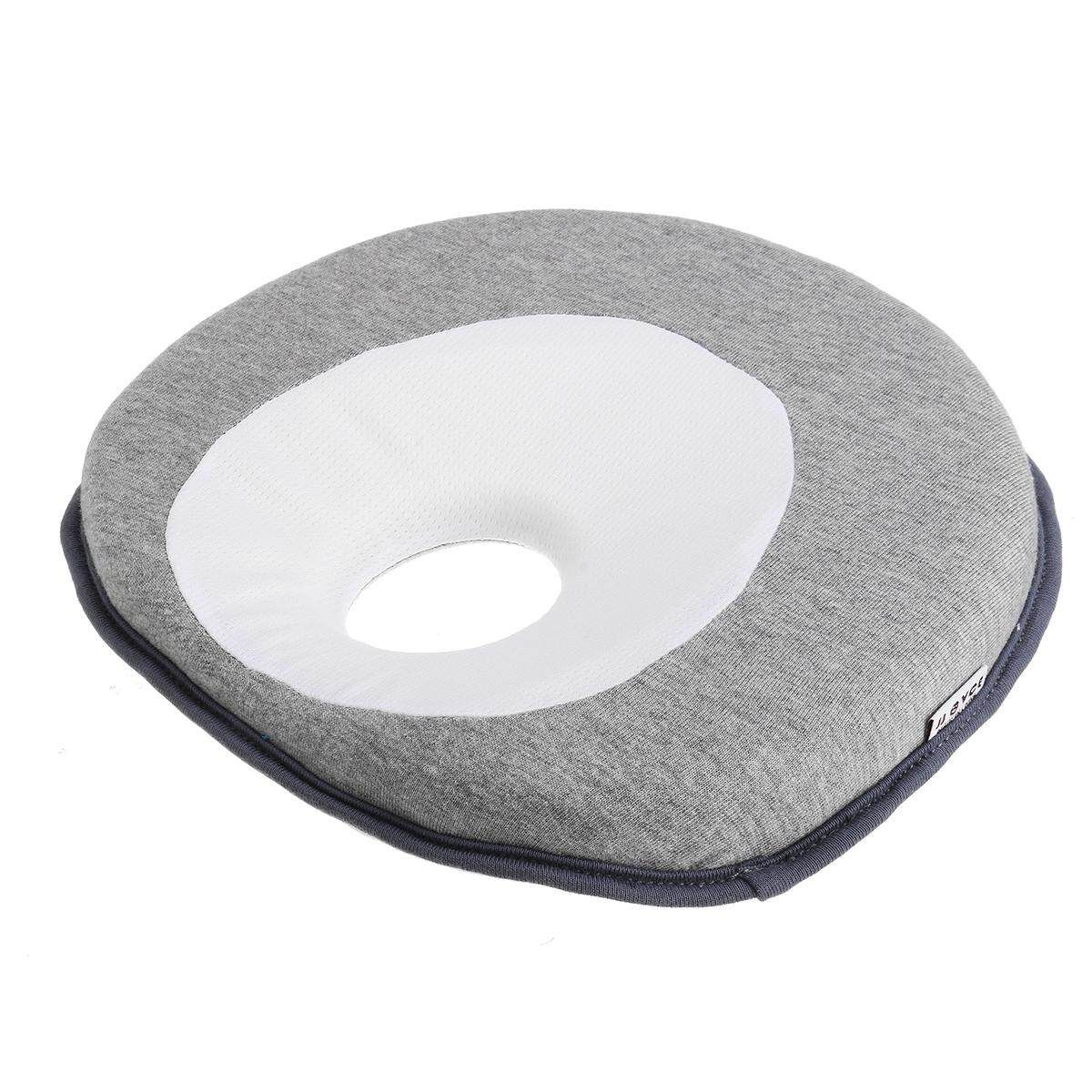 Baby Correction Sleep Children Anti Roll Cushion Pad Newborn Flat Head Pillow Grey