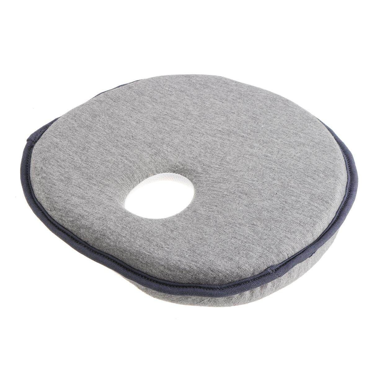Baby Correction Sleep Children Anti Roll Cushion Pad Newborn Flat Head Pillow Grey