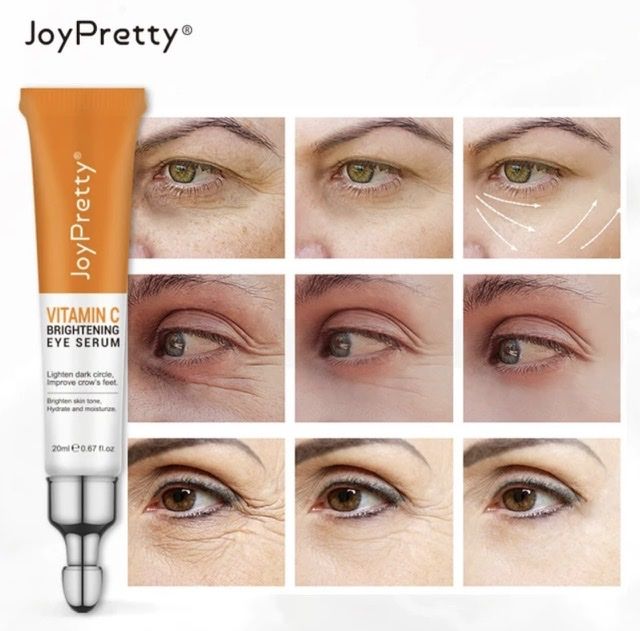 2pcs Powerful Vitamin C Eye Whitening Dark Circles Remove Fade Eye Bags Anti Wrinkle Serum