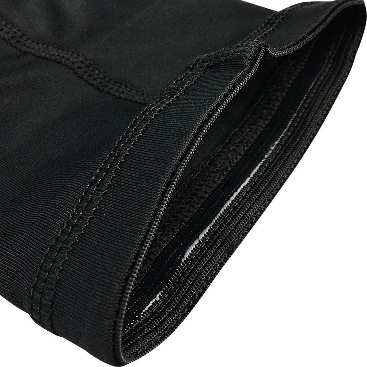 Long Protective Knee Calf Pads Compression Leg Black XL