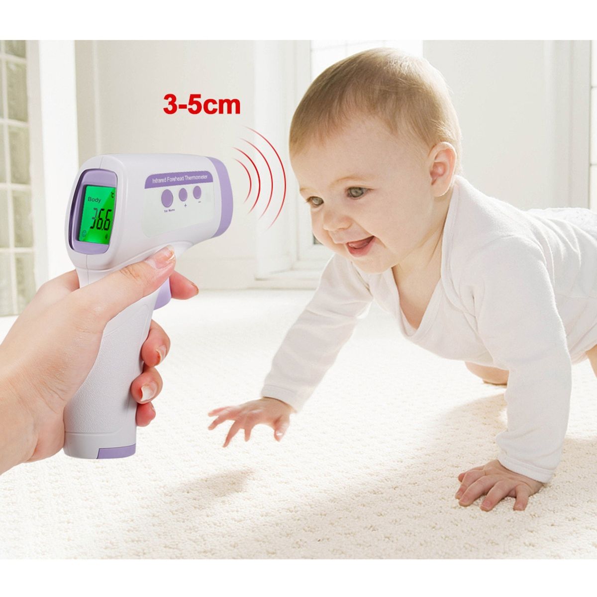 Digital Infrared Forehead Thermometer LCD IR Thermometer