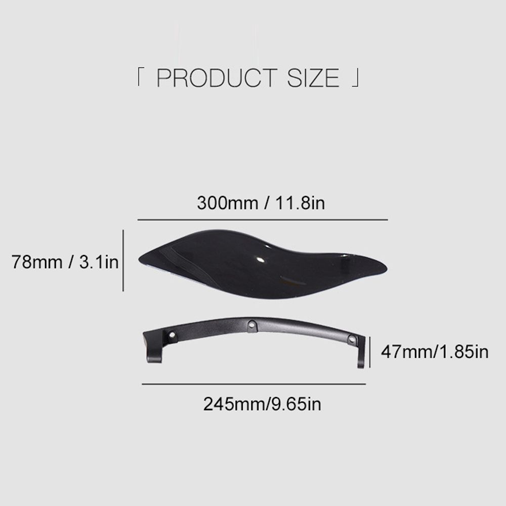 Motorcycle Side Winglets Air Deflectors Wing Spoiler