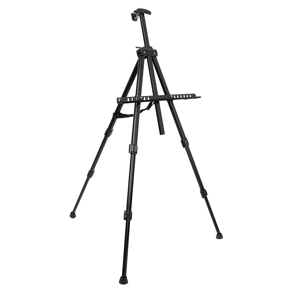 Black Artist Field Studio Painting Easel Tripod Display Telescopic