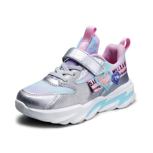 Girl Sneakers Kids Girls Sports Shoes-Beige