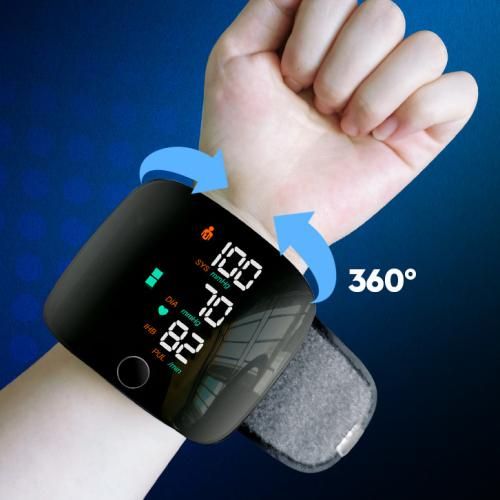 Dynamic LCD Touch Screen Wrist Blood Pressure Monitor