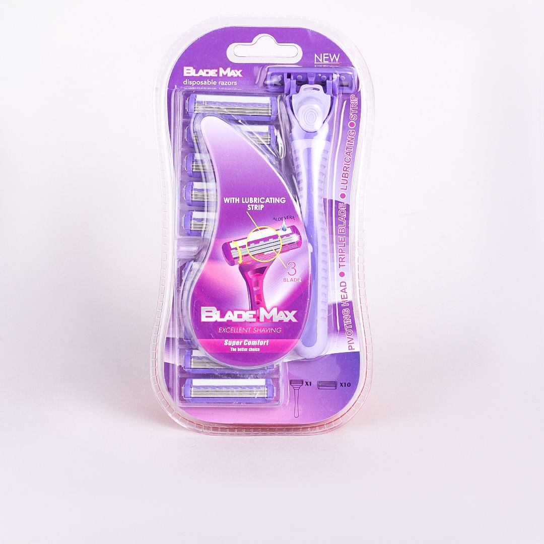Max Disposable Razors With Lubricating Strip