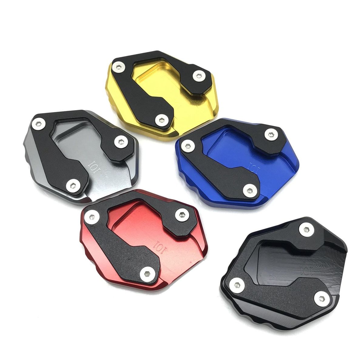 For Yamaha MT-09 Tracer MT09 TRACER900 XSR900 Motorcycle Kickstand Side Stand Extension Pad Plate Enlarge Red