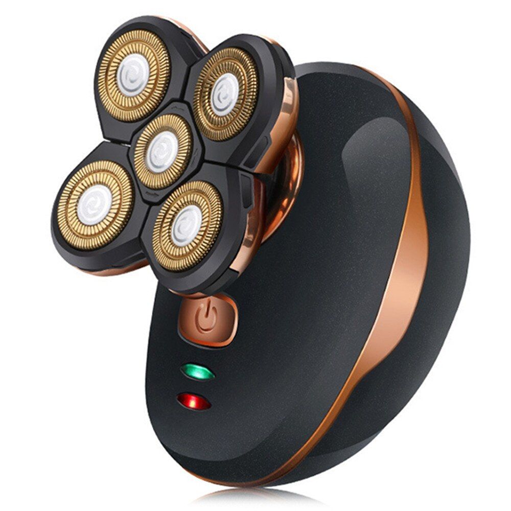 3D Rotary Five- Razor USB Electric  For Men