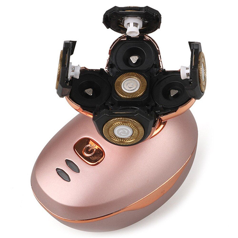 3D Rotary Five- Razor USB Electric  For Men