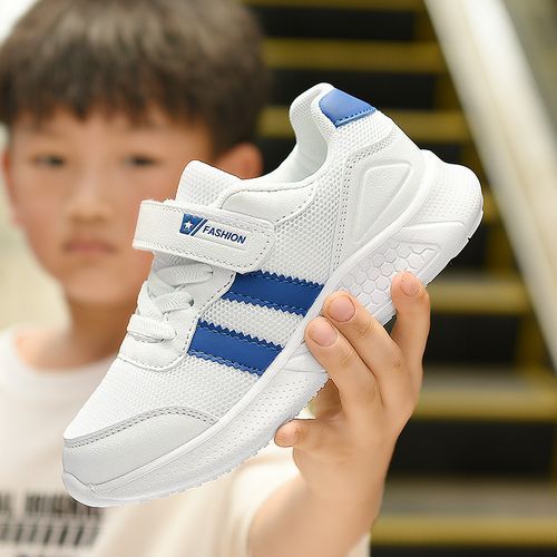Mesh Kids Sneakers Girls Thick-soled Kids White Sneakers Girls White