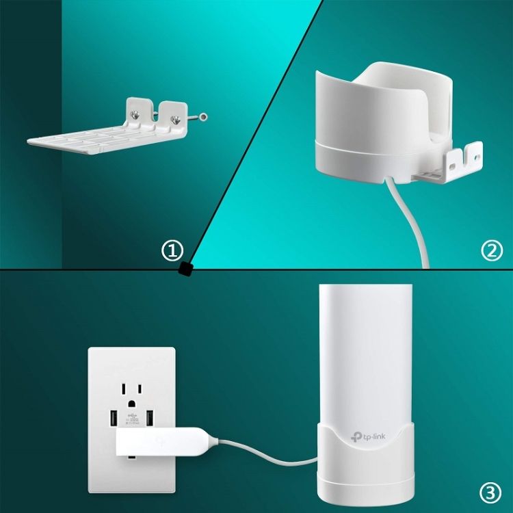 For TP-Link Deco M4/E4/P9/S7 Router Wall Mount Bracket