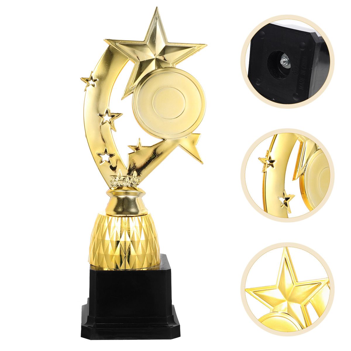 Trophy Decor Plastic Award Competition Toy Soccer Medals Kids Photo Dance Child Halloween Gifts