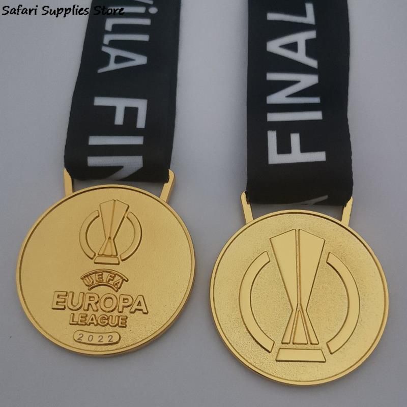 / The Europa League Champions Medal Metal Medal Replica Medals Gold Medal Football Souvenirs Fans Collection
