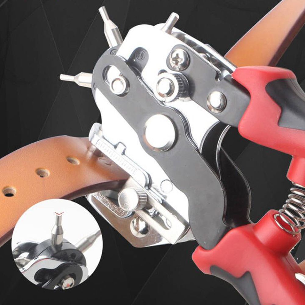 Handheld Portable Eyelet Puncher Household DIY Leathercraft