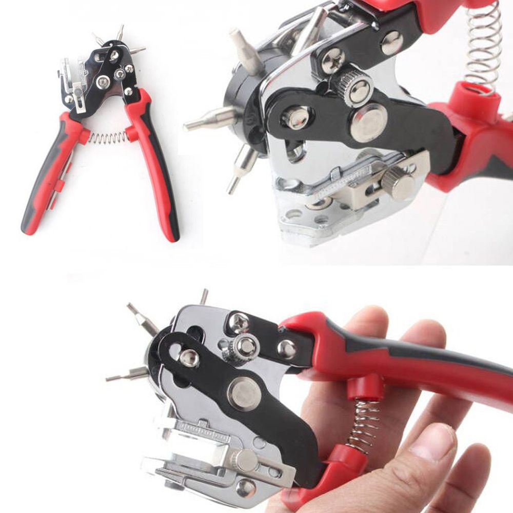 Handheld Portable Eyelet Puncher Household DIY Leathercraft
