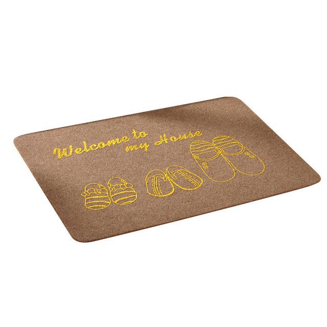 Welcome Doormat Outdoor Carpet Absorbent Bathroom