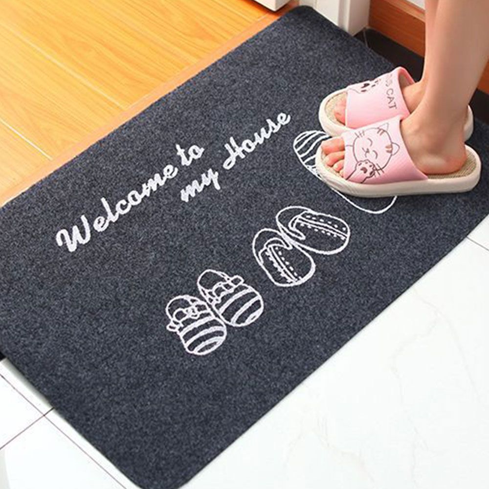 Welcome Doormat Outdoor Carpet Absorbent Bathroom