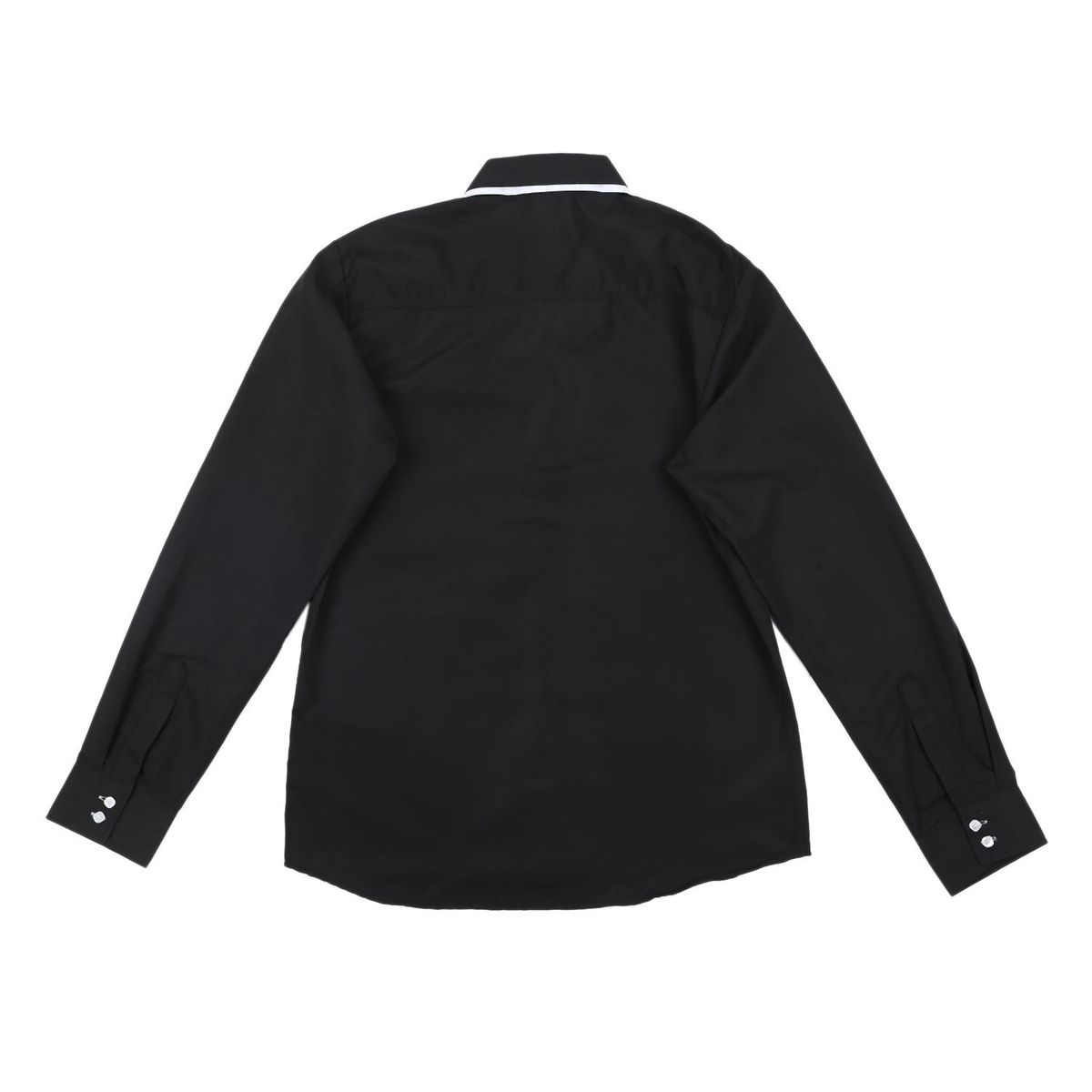 New Fashion Casual Double Collar Placket Contrast color