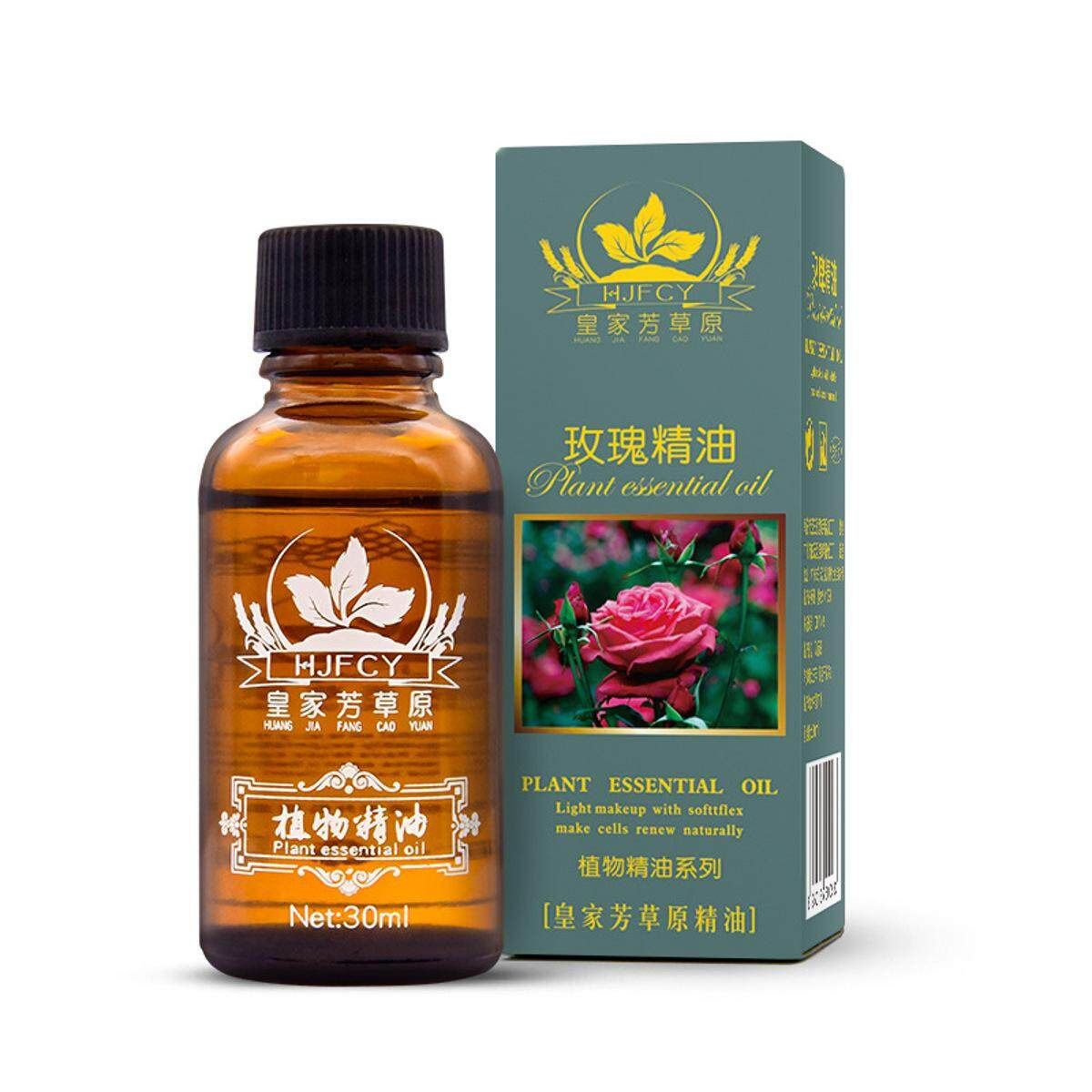 30ml Natural Plant Rose Lavender Olive Oil Essential Guasha Body Massage SPA Red