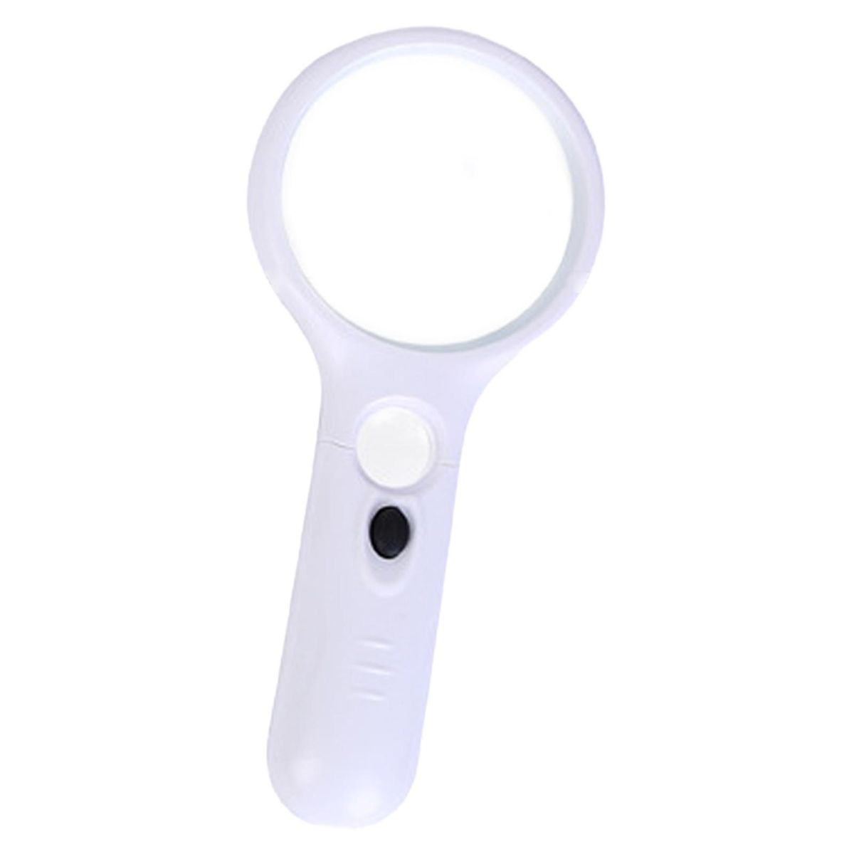 Magnifying Glass Reading Magnifier with 3 LED lights White