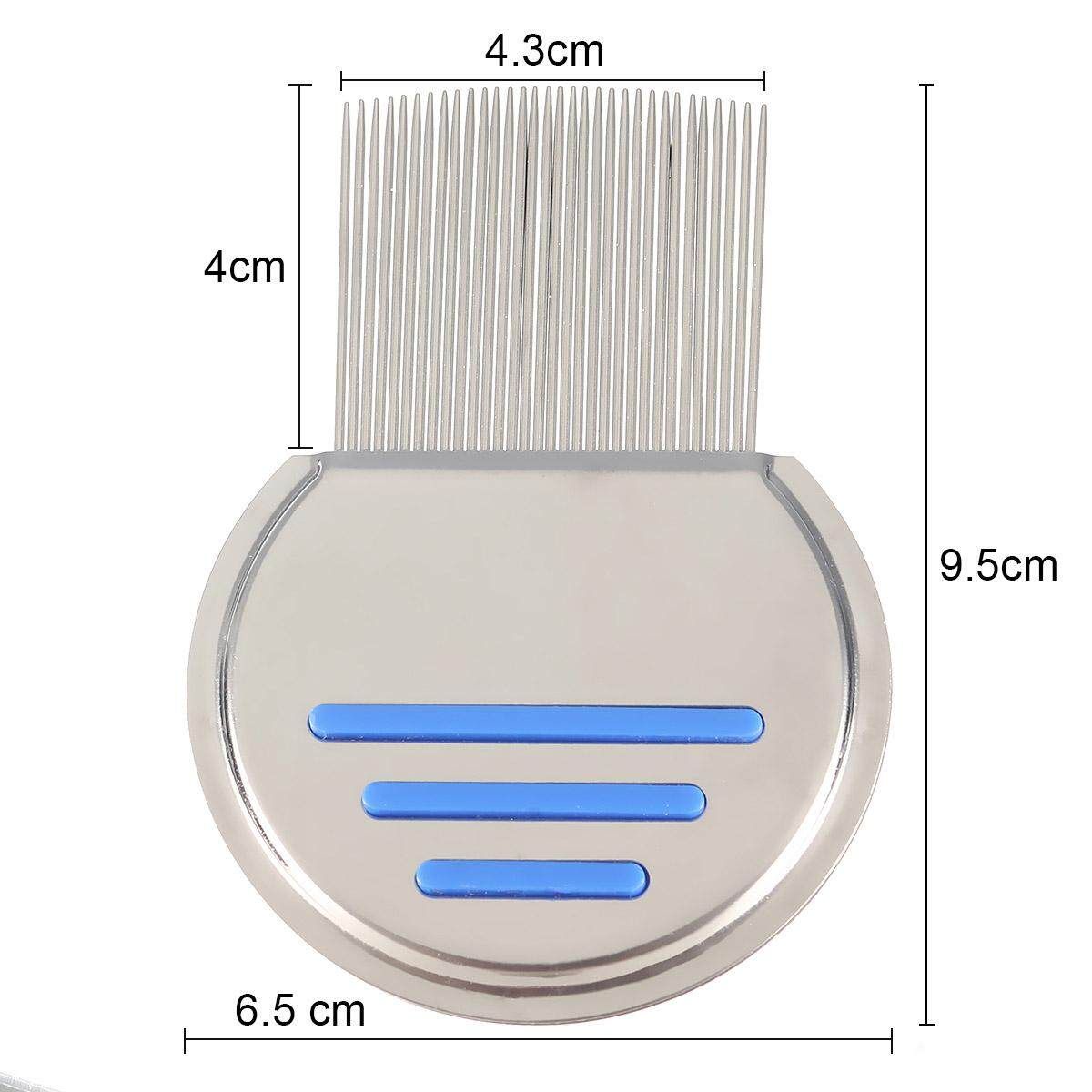 Long Teeth Stainless Steel Metal Head Lice Removal Nitty Louse Gritty Treatment
