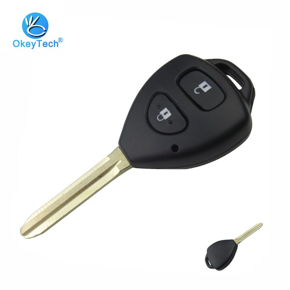 Okeytech For Toyota Corolla Rav4 Key Shell 2/3/4 B