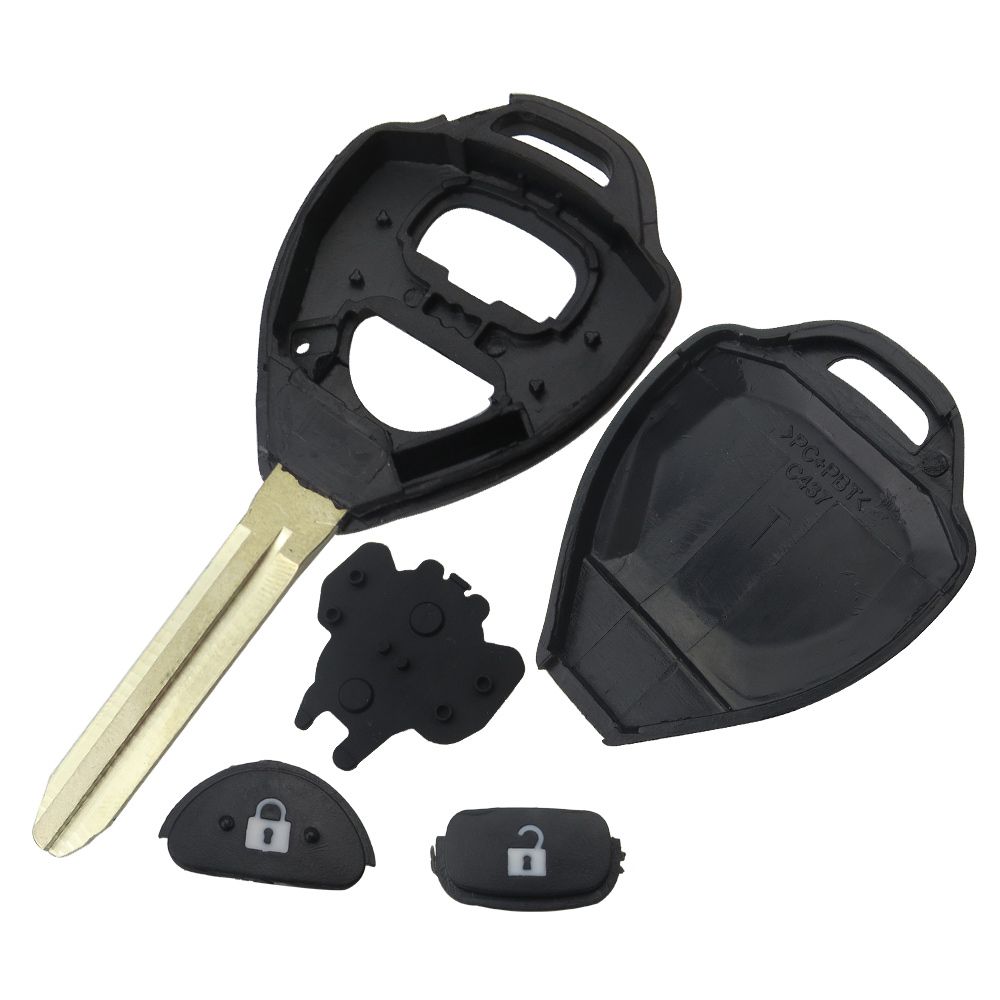 Okeytech For Toyota Corolla Rav4 Key Shell 2/3/4 B