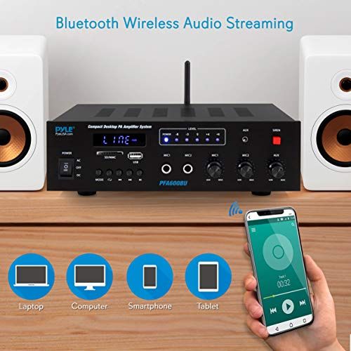 Wireless Bluetooth Karaoke Amplifier Home Car Bus Tours 300