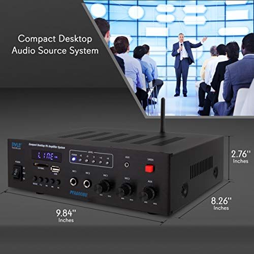 Wireless Bluetooth Karaoke Amplifier Home Car Bus Tours 300
