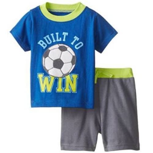 Baby Boys Built To Win Short Set - 2 Piece