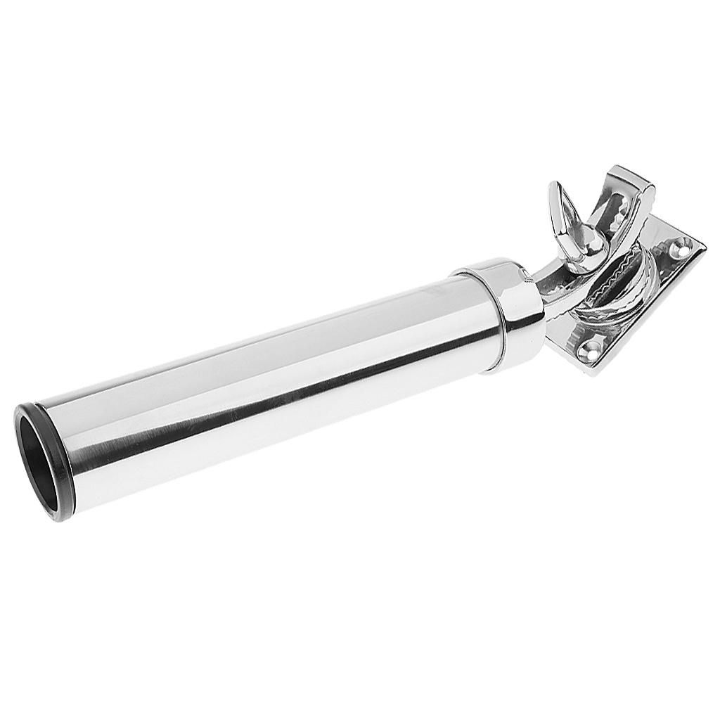 Deck Mount  Rod Holder, 360-degree Rotation Base, 90-degree Up