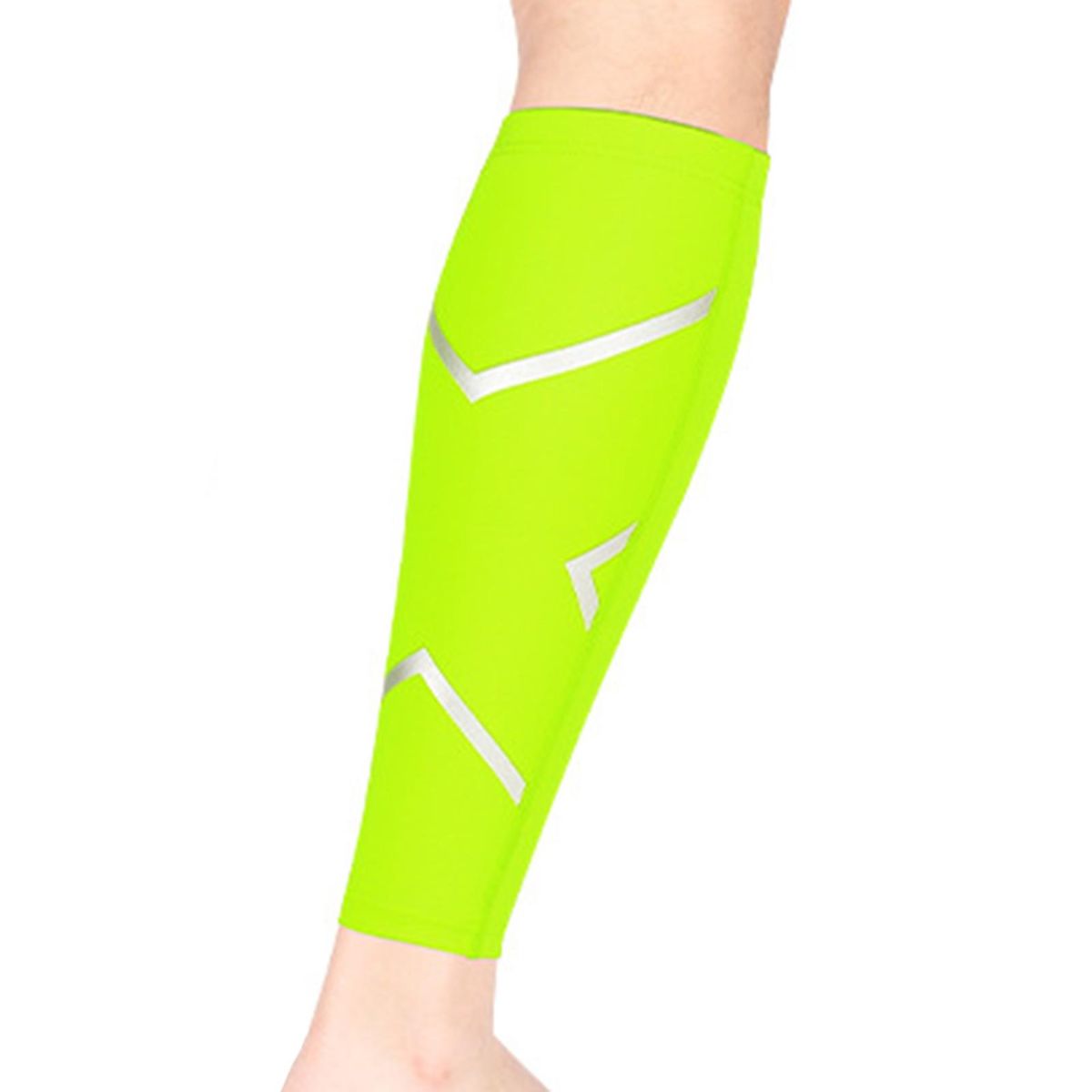 Sports Calf Sock Sports Leg Protective Gear Fluorescent Green