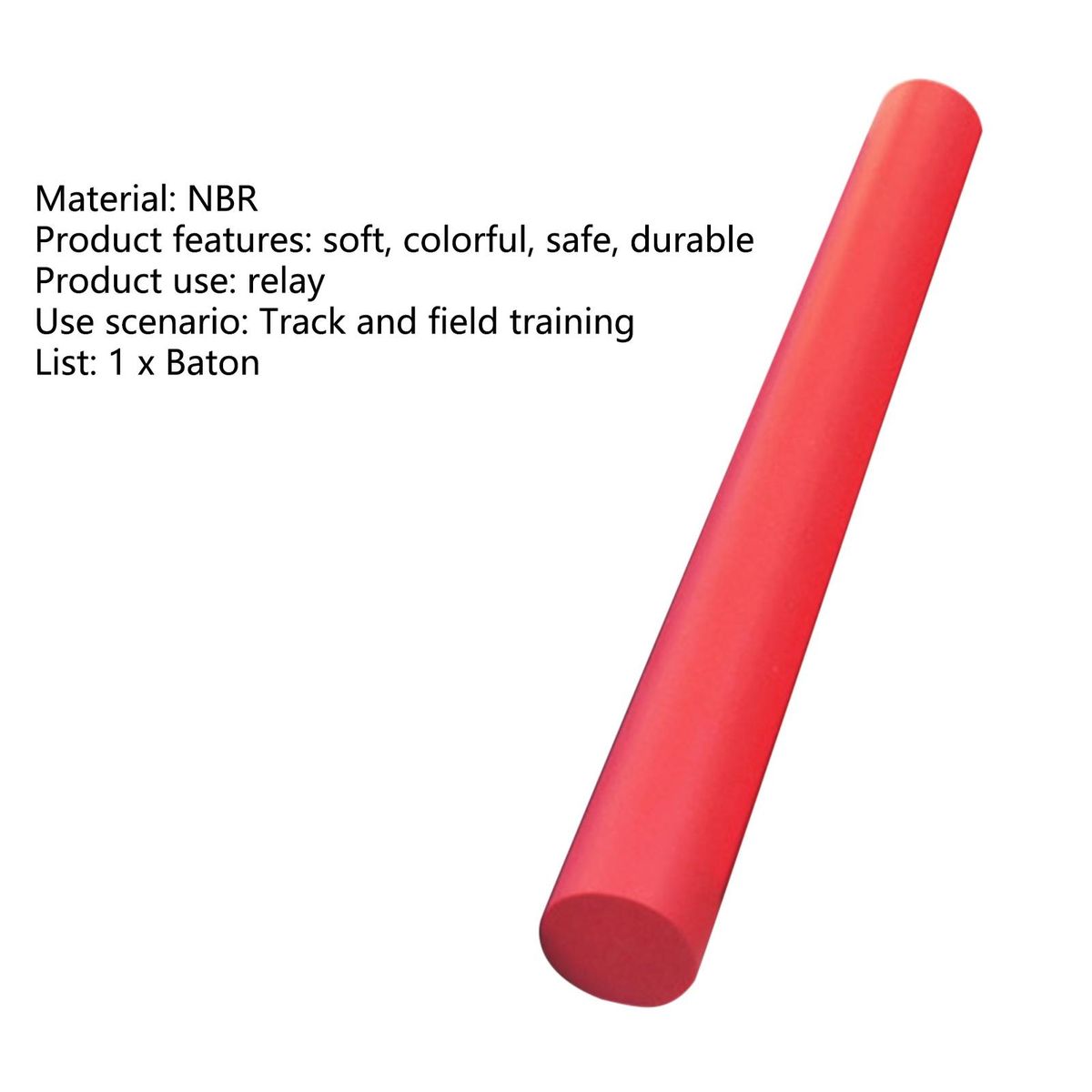 Running Relay Batons Racing Match Relay Batons Sport Tool Red