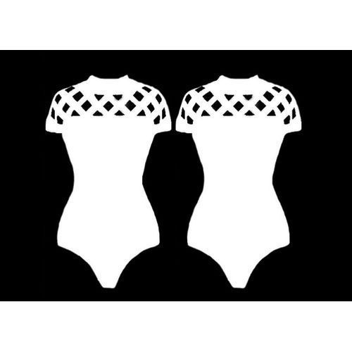 Women Ladies Sexy Long Sleeve Hollow Out Bodysuit Bodycon Bandage Jumpsuit Tops(#White)