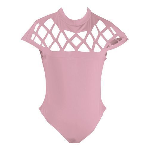 Women Ladies Sexy Long Sleeve Hollow Out Bodysuit Bodycon Bandage Jumpsuit Tops(#White)