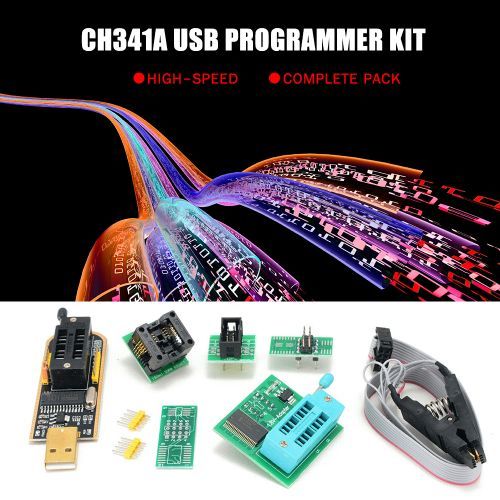 CH341A USB Programmer Kit With SOP8 Clip EEPROM Burner BIOS