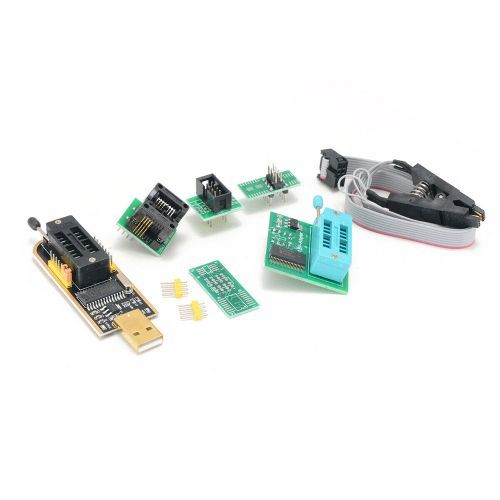CH341A USB Programmer Kit With SOP8 Clip EEPROM Burner BIOS