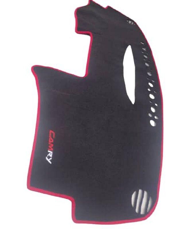 FASCINATING DASHBOARD COVER FOR TOYOTA CAMRY-2007-2011-black With Red Edge
