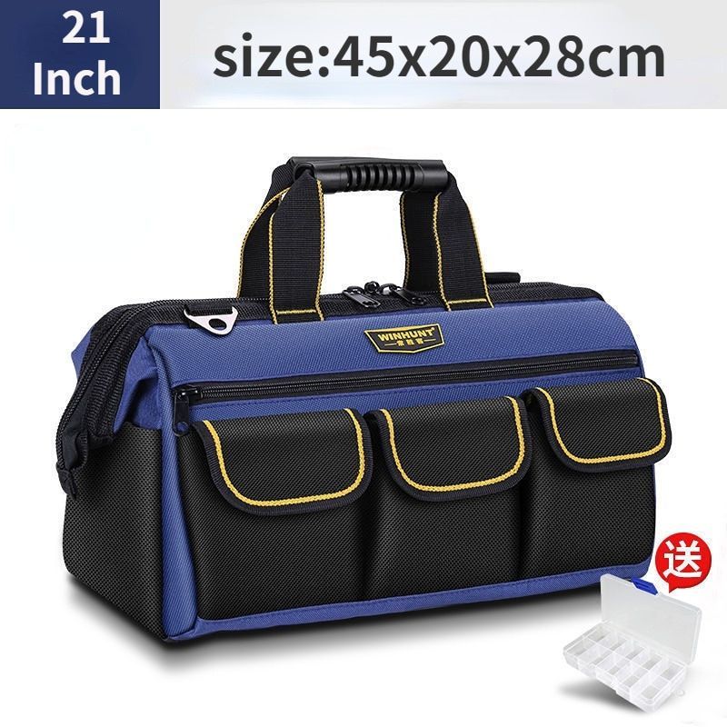 Tool Bag Storage Tools Organizer  Repair Installation Canvas Large Tool Kit Portable Electrician Bag Thickening Waterproof