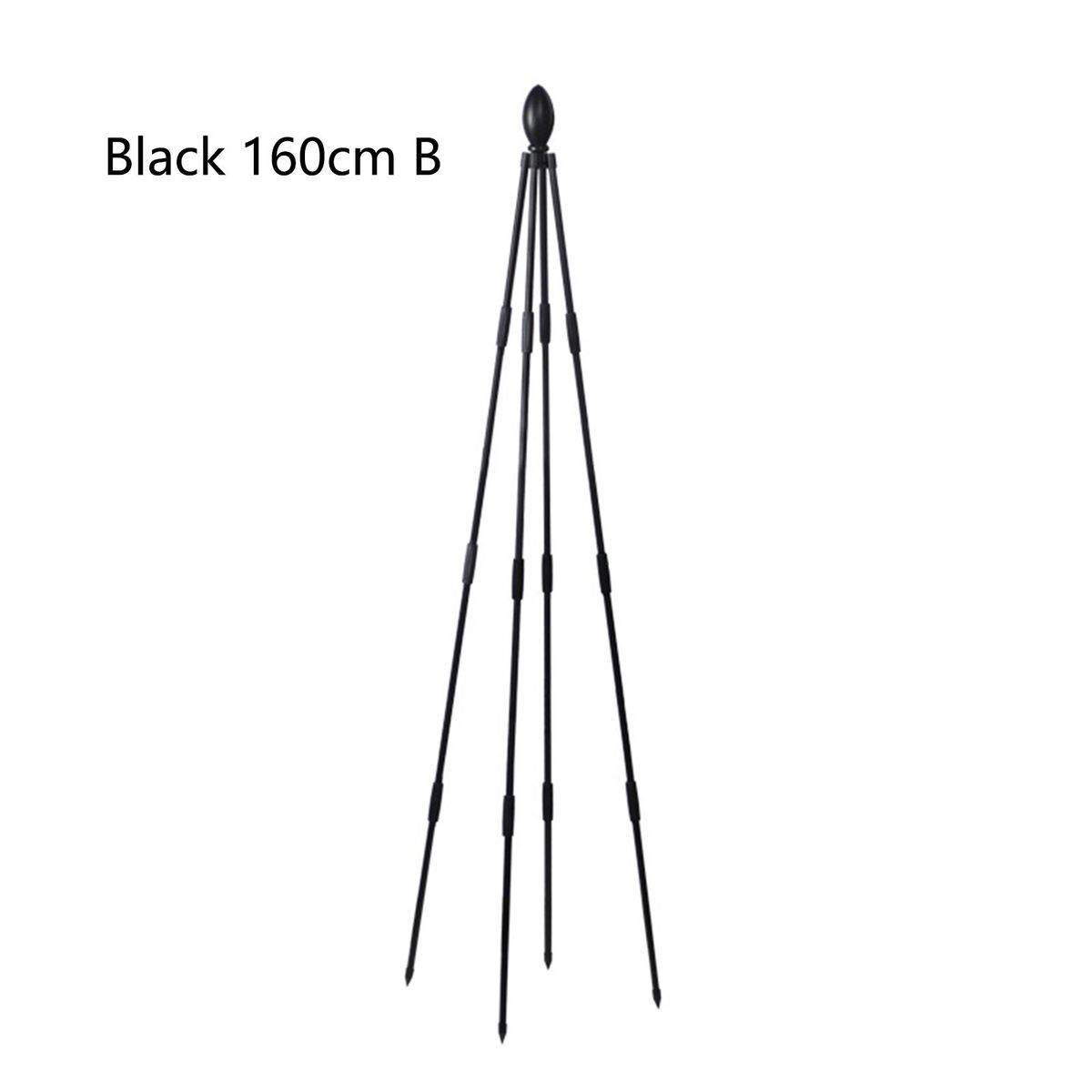 Climbing Vine Rack Plant Climbing Frame Obelisk Trellis Black
