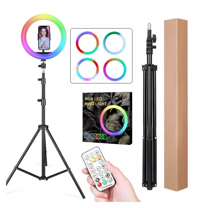 18 Inch Selfie RGB RINGLIGHT -  Ring Light With Tripod Stand