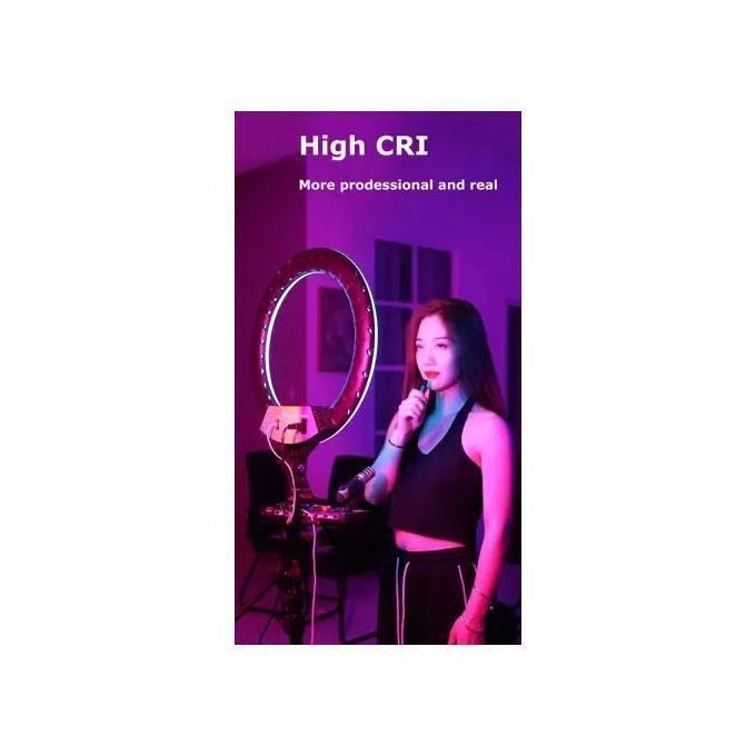 18 Inch Selfie RGB RINGLIGHT -  Ring Light With Tripod Stand